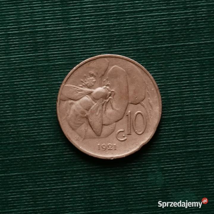 WŁOCHY 10 centesimi 1921r Gliwice