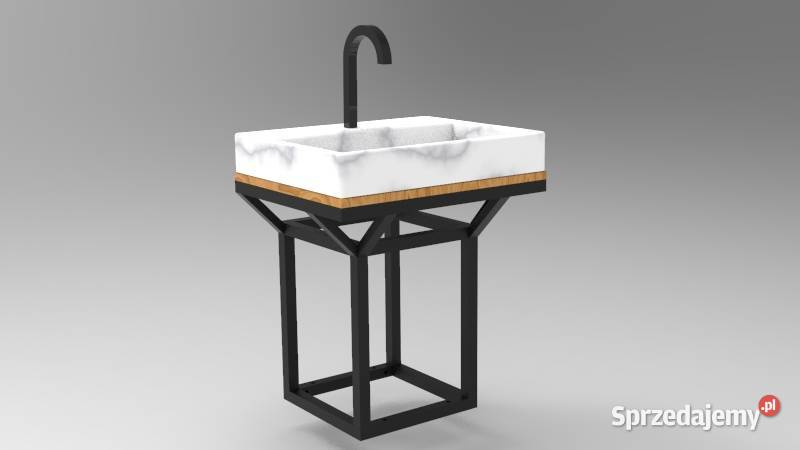 Stelaż pod umywalkę nablatową wiszący inny kolor