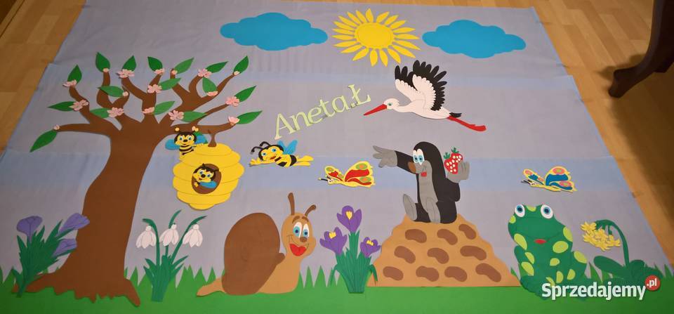 Dekoracje o tematyce wiosennej z brystolu 504 Pozostałe Garwolin sprzedam