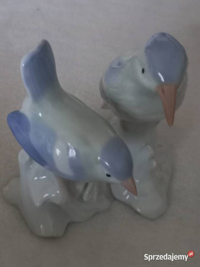 Figurka porcelanowa ptak Zimorodek Toruń