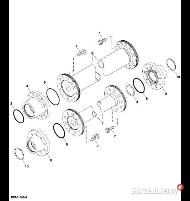 R292111 John Deere 8345R Piasta Jastrzębniki