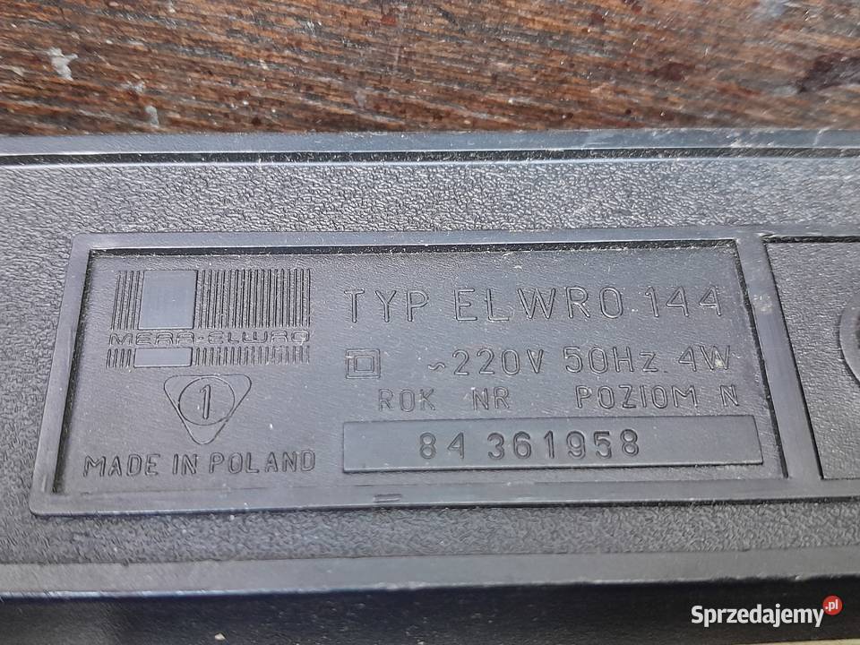 Stary kalkulator Mera typ Elwro 144 zabytek PRL śląskie Dąbrowa Górnicza