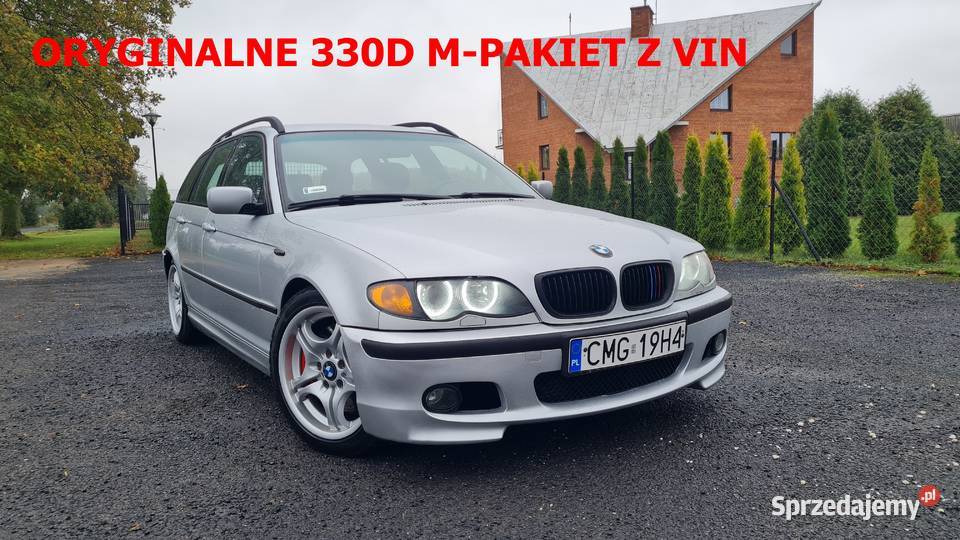 BMW 3 330d E46 30 Diesel M57 Oryginalny M PAKIET Rok produkcji 2003 Seria 3 Włocławek