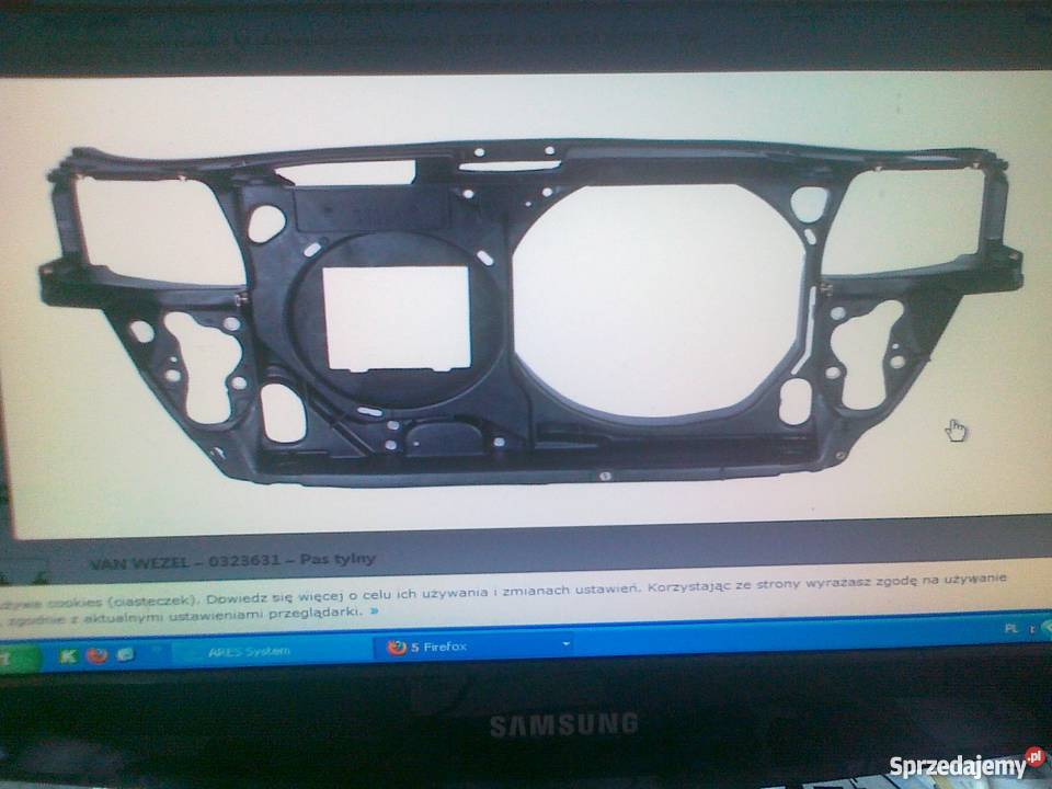 ŚCIANA PAS PRZEDNI 1WENT DO AUDI A4 11941100 BEZ Części samochodowe Pruszków