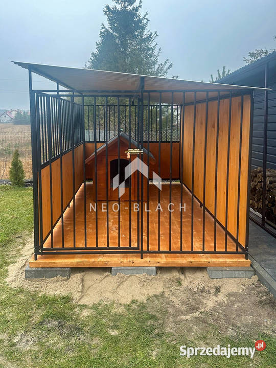 Kojec psów 2x3m Drewniana podłoga ściana Dąbrowa Górnicza