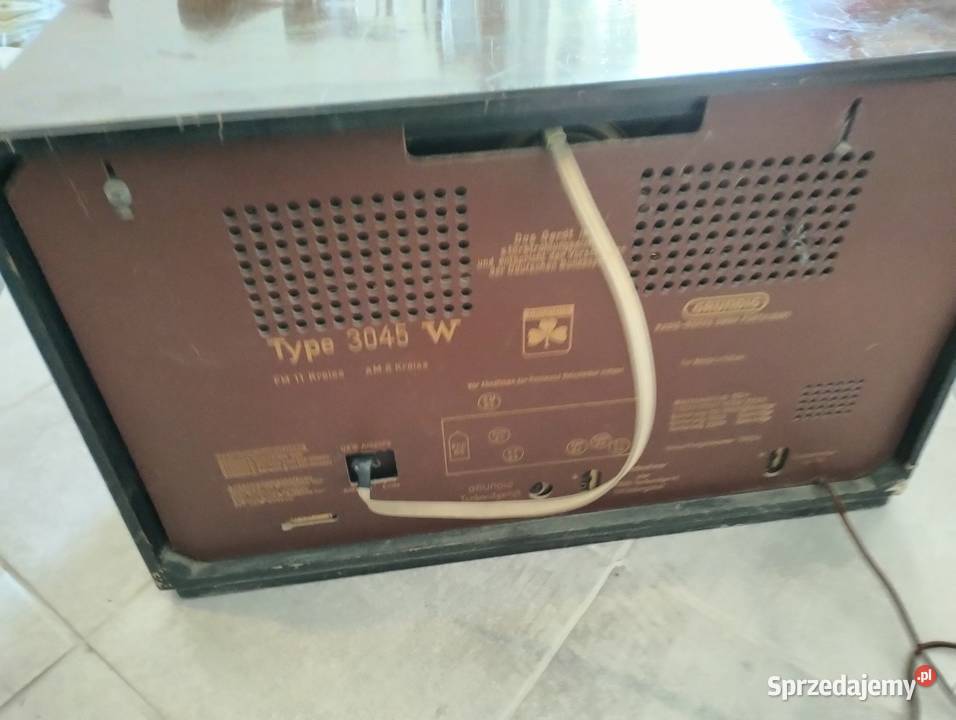 Radio stare Grundig lata 50 Gorzów Wielkopolski