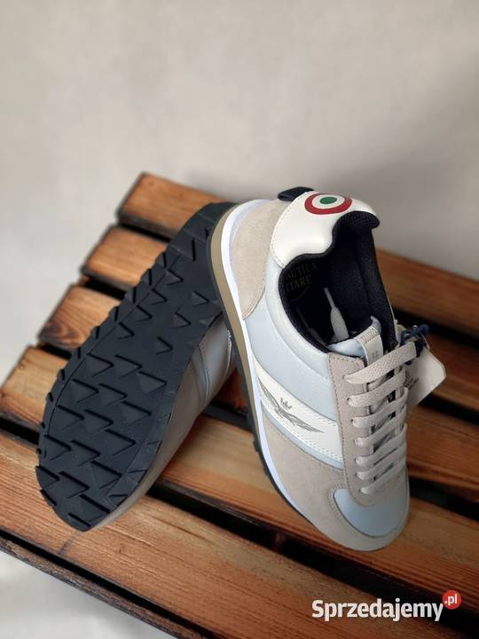 AERONAUTICA MILITARE buty sneakersy białe 389 Warszawa