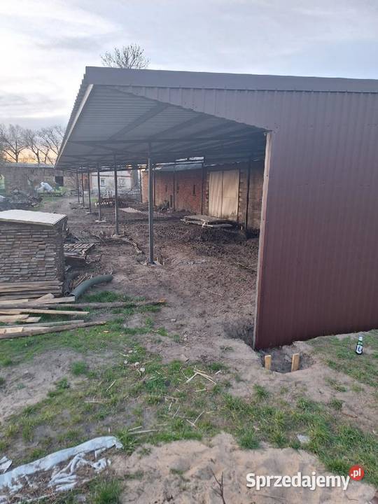 Wiata konstrukcja stalowa bez pozwolenia 6x12