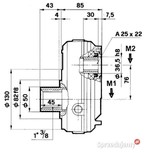 Multiplikator do pomp grupy 2 Typ GBF20S z