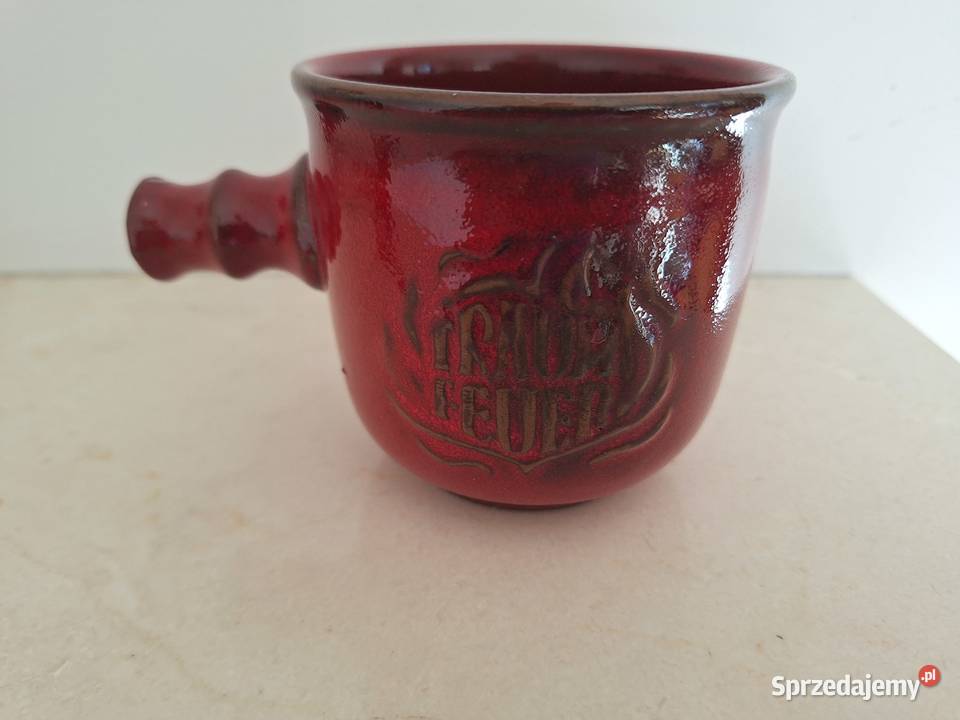 Zestaw Traum Feuer żaroodporny naczynie kubek czerwony Gdańsk sprzedam