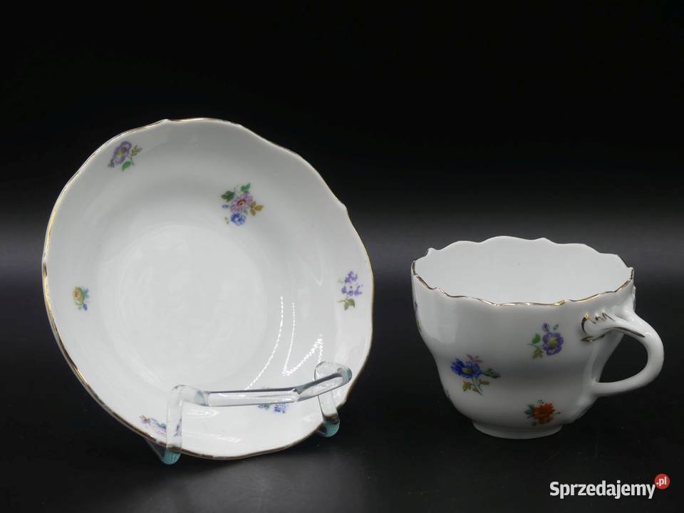 Kwieciste duo Miśnia Carl Teichert 1923 29 Poznań sprzedam