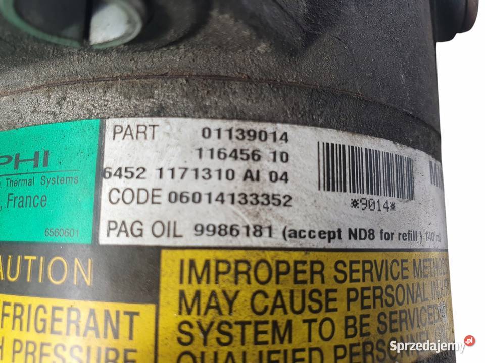 SPRĘŻARKA KLIMATYZACJI Mini Cooper R50 R53 16 Chełm sprzedam