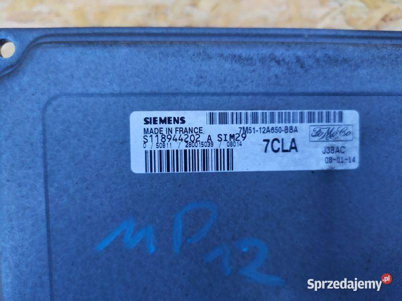 STEROWNIK SILNIKA KOMPUTER FORD FOCIS II MK2 osobowe śląskie Gliwice