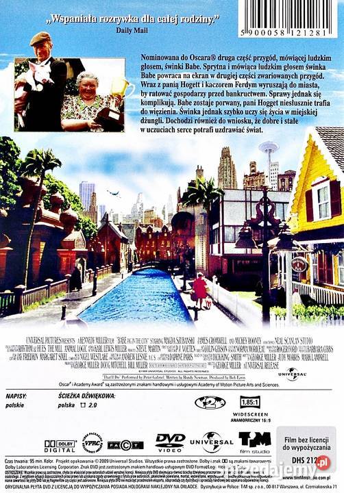 BABE ŚWINKA Z KLASĄ ŚWINKA W MIEŚCIE 2 DVD Kalisz