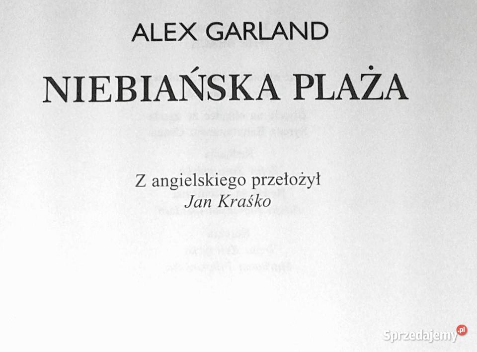 Niebiańska plaża Alex Garland Chełm