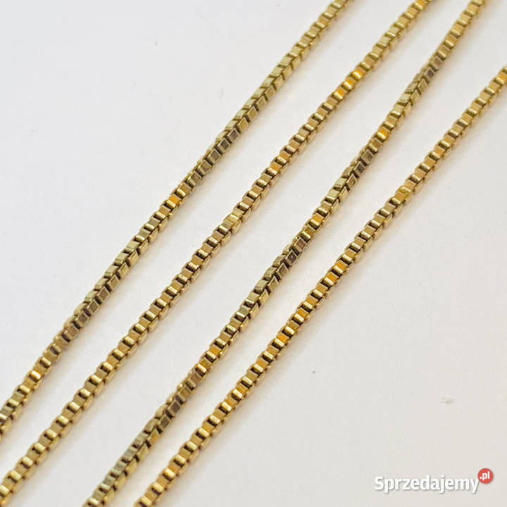 Złoty ŁAŃCUSZEK damski 585 14K WENECJANA 39 Warszawa