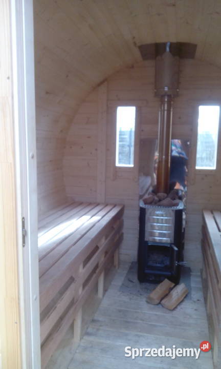Sauna Beczka Gorąca Balia Sauna Ogrodowa Premium Puńsk