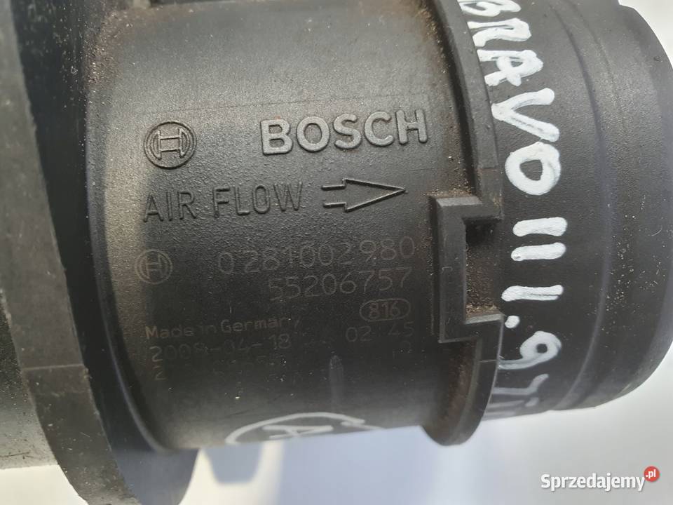 Fiat Bravo II 19 JTD PRZEPŁYWOMIERZ POWIETRZA Janów sprzedam