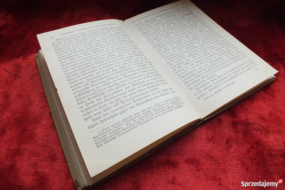 Stara niemiecka książka z 1910 roku lubuskie Żary