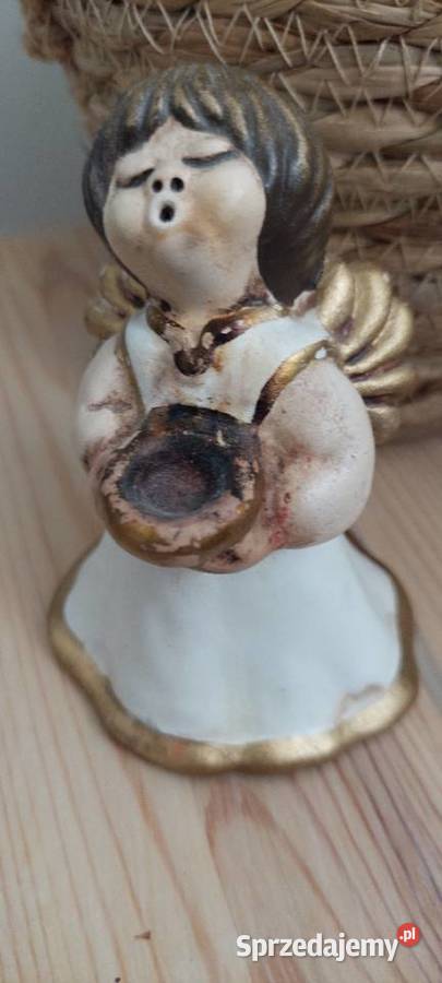 Ceramiczny Aniołek Świecznik THUN Bozner Angel zachodniopomorskie Mirosławiec