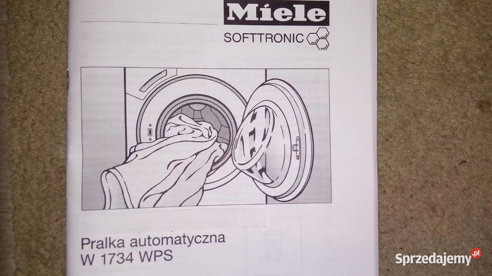 Pralka Miele W 1734 WPS części 60cm mazowieckie Warszawa
