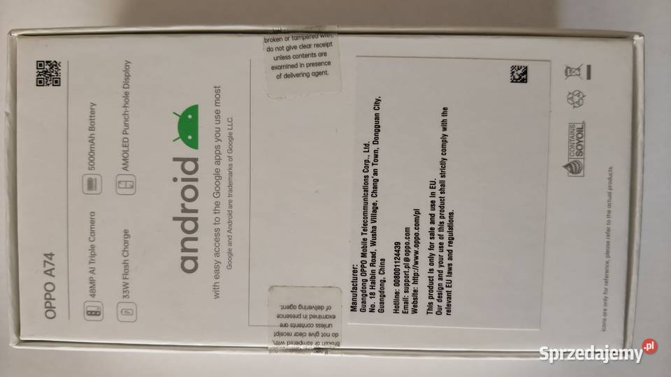 Sprzedam smartfon OPPO A74 śląskie Bielsko-Biała