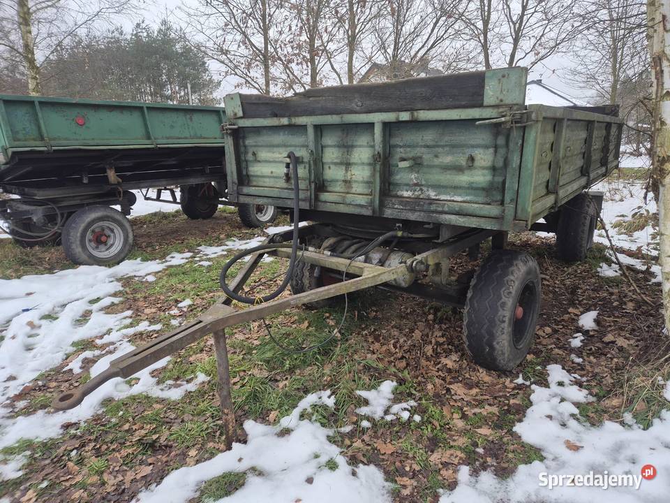 Przyczepa rolnicza D35 kaczka wywrotka dwuosiowa Maszyny rolnicze Bucze sprzedam