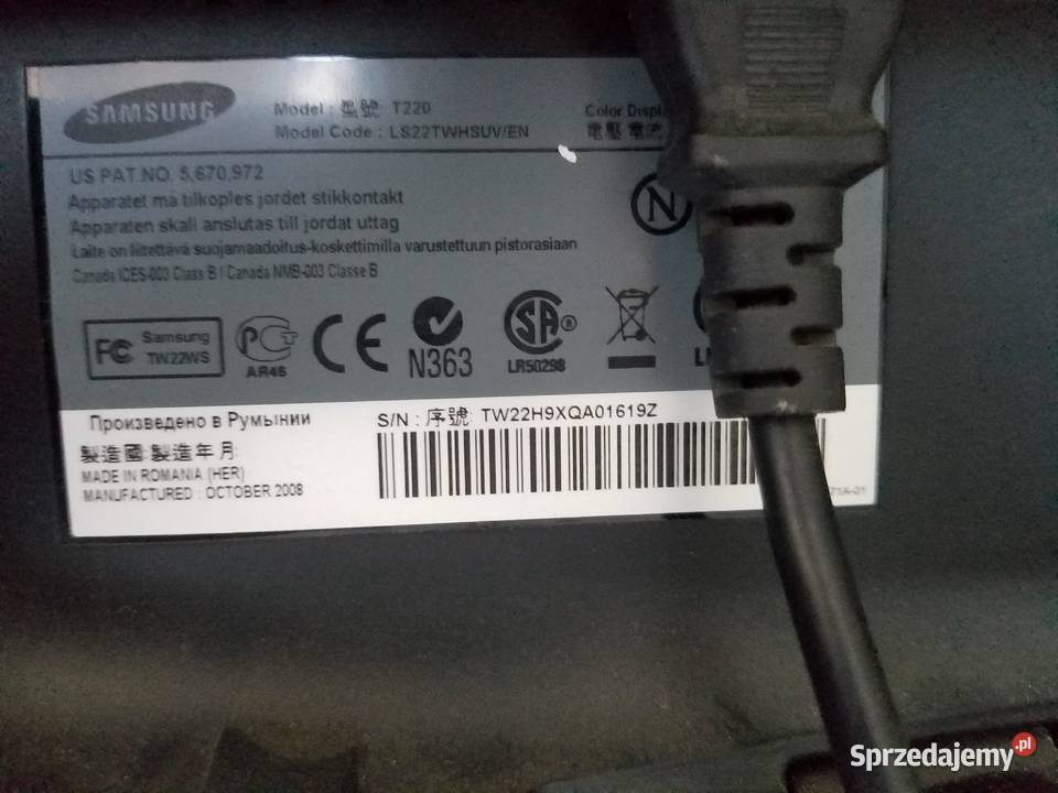Zestaw HP 8200 I3 2100 monitor klawiatura myszka podkarpackie Rymanów