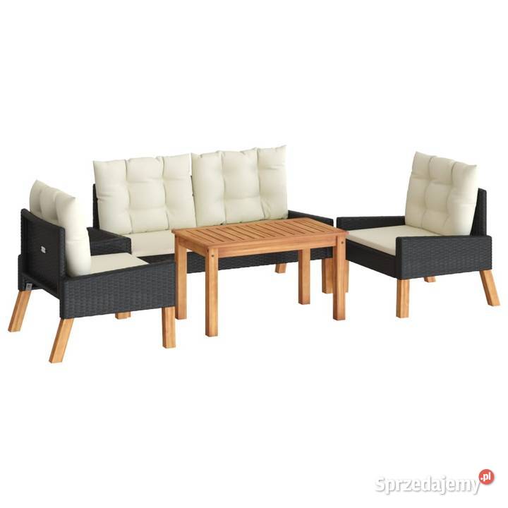 vidaXL 4cz ogrodowy zestaw wypoczynkowy poduszki Warszawa