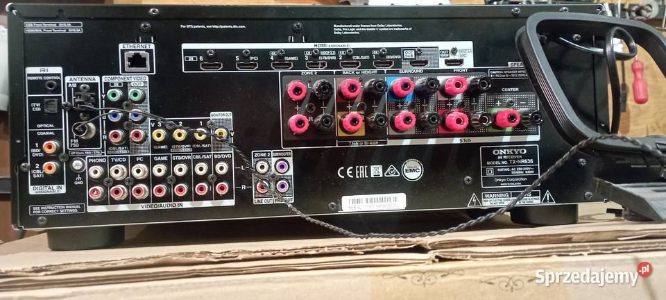 ZamienięSprzedam Onkyo TX636 na telewizor Dęblin