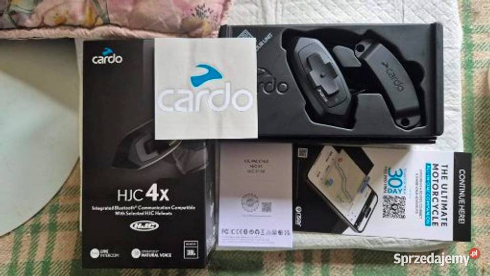 INterkom Cardo HJC 4X nowy podkarpackie Rzeszów sprzedam