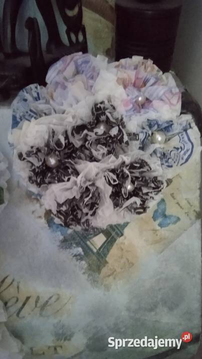 ZAWIESZKI WIANUSZKI Z BIBUŁKI rękodzieło Rękodzieło