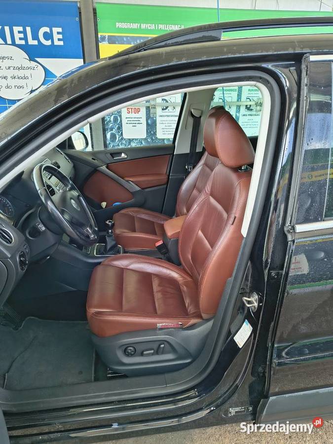 Volkswagen Tiguan 14 benzyna 4x4 skóra brąz manualna Kielce