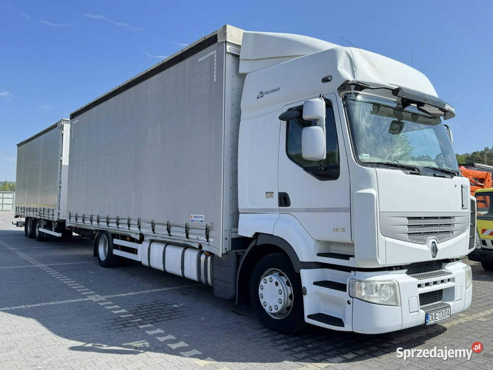 Renault Premium 380 DXi Euro 5 Firana 19 Palet automatyczna Widełki