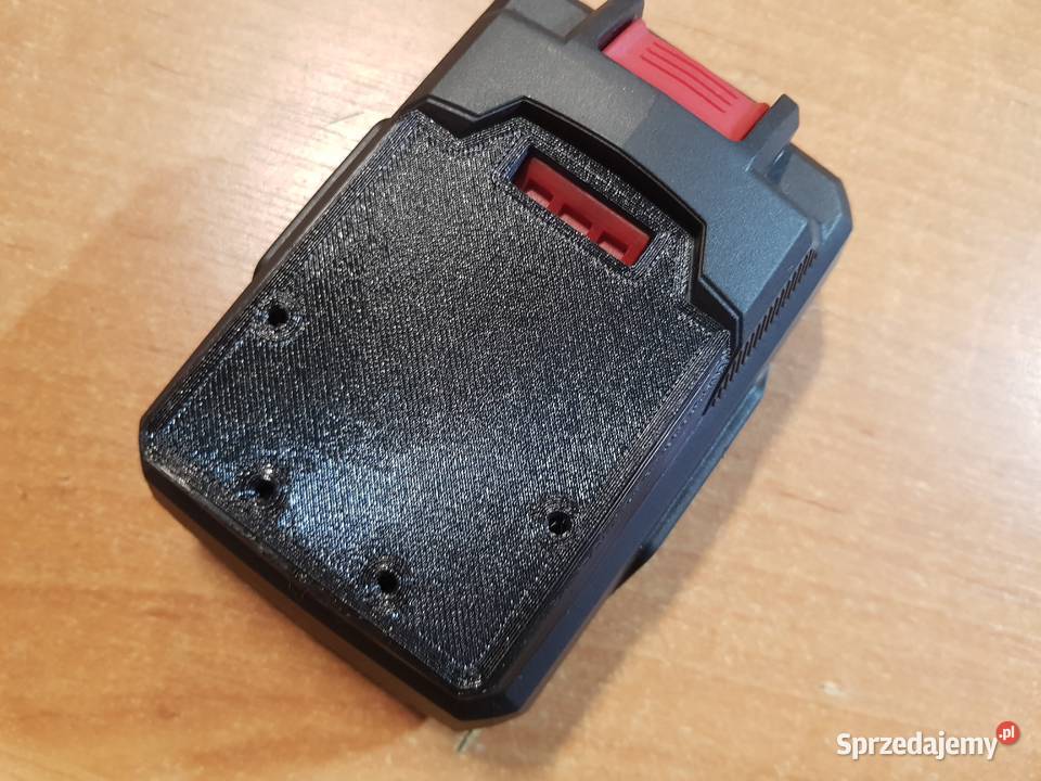 Adapter mocowanie akumulatora parkside 20V wielkopolskie Trzcianka sprzedam