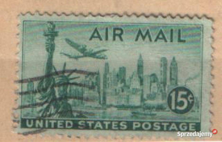 Zn USA Pocz Lotnicza wykaz w opisie kas Gliwice sprzedam