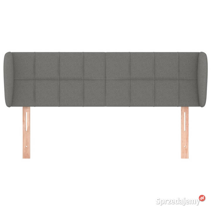 Zagłówek uszak ciemnoszary 147x23x7888 tkanina Warszawa