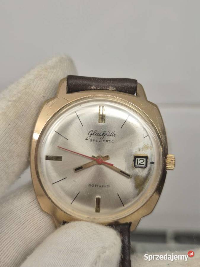 Klasyczny zegarek vintage Glashtte Spezimatic 26 Chorzów