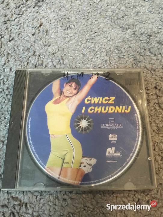 Ćwicz i chudnij płyta z ćwiczeniami DVD Nagradowice