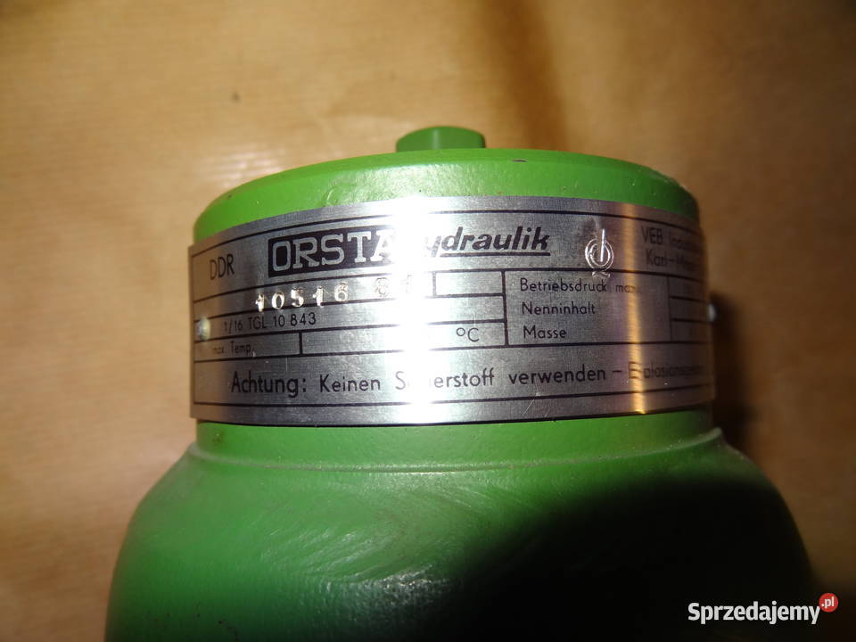 Akumulator hydrauliczny Orsta hydraulik TGL podkarpackie Rzeszów