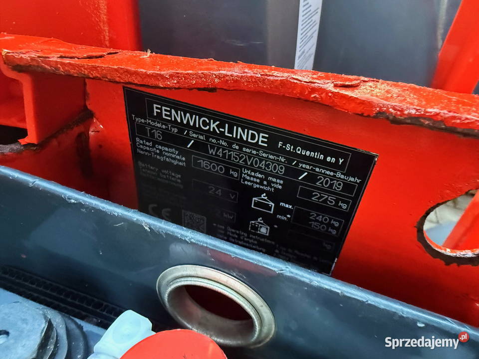 paleciak elektryczny LINDE T16 2012 2019r różne Działoszyn