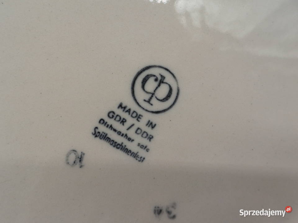 Talerze płytkie obiadowe Colditz 3 wielkopolskie Raszków