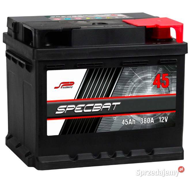 Akumulator SPECBAT 45Ah 380A EN PRAWY PLUS Nowy Dwór Gdański