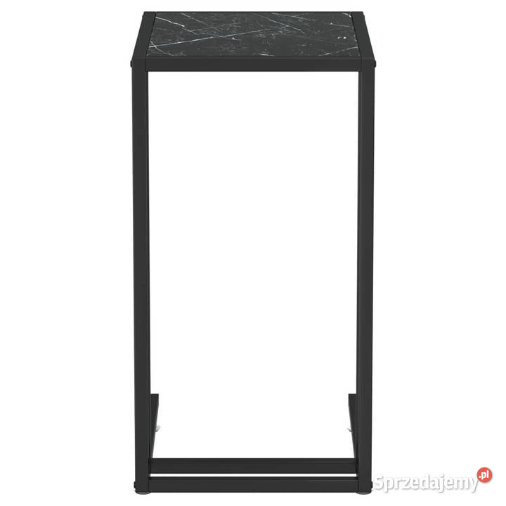 Komputerowy stolik boczny czarny marmur 50x35x65 Warszawa
