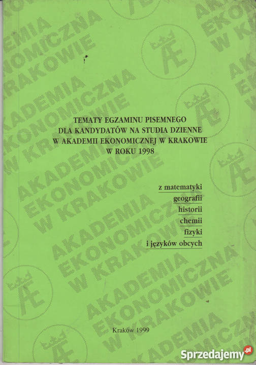 02291 TEMATY EGZAMINU PISEMNEGO KANDTDATÓW NA małopolskie Czyrna