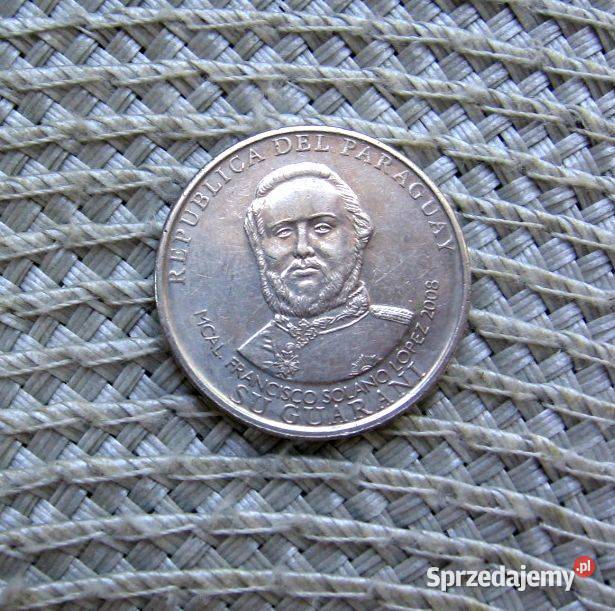 Paragwaj 1000 Guaranies 2008r Numizmatyka