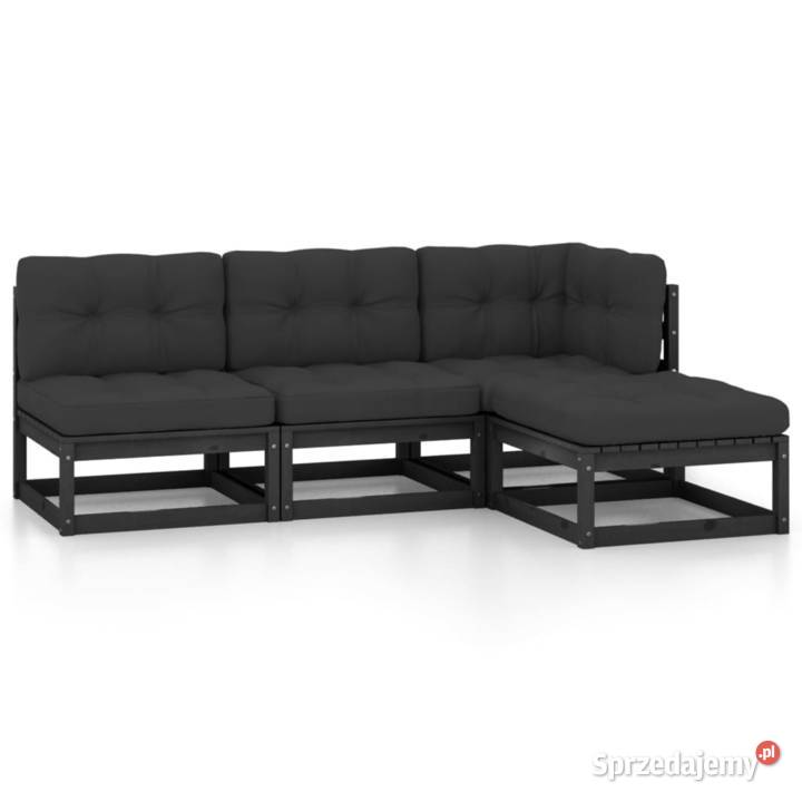 vidaXL 4cz zestaw wypoczynkowy do ogrodu z Warszawa