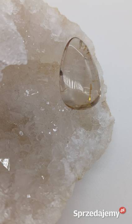 Naturalny kwarc dymny ciemny a13 24x14mm Olsztyn