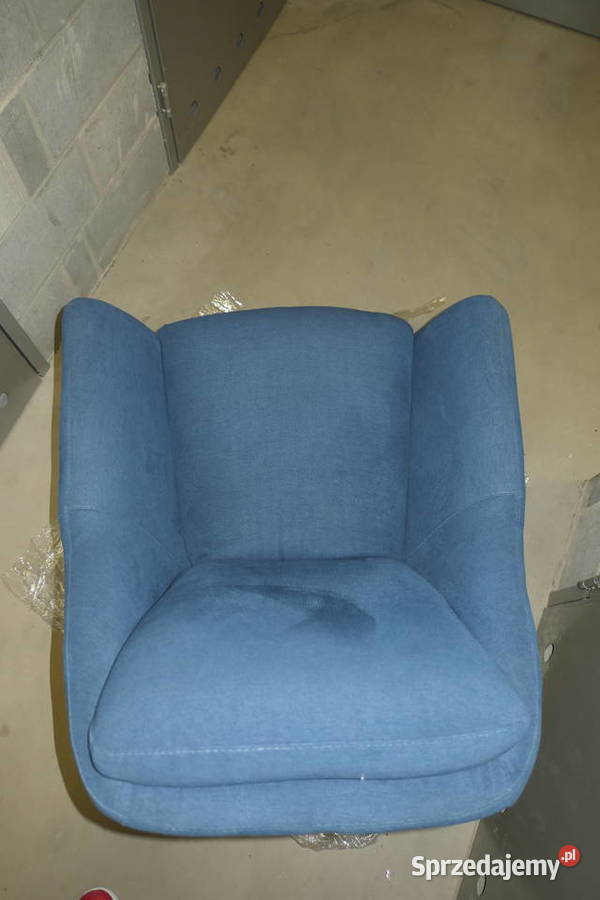 Fotel Kubełkowy Claudie Design Eugero Denim 153 mazowieckie Warszawa sprzedam