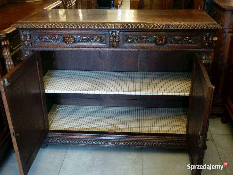 Wspaniała komodaszafka myśliwska dąbsklep Komody sprzedam